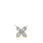 Marquise Shape Flower Pendants