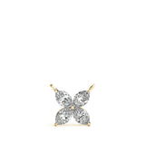 Marquise Shape Flower Pendants