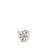 Solitaire Bezel Set Diamond Pendant