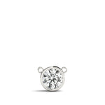 Solitaire Bezel Set Diamond Pendant