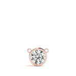 Solitaire Bezel Set Diamond Pendant