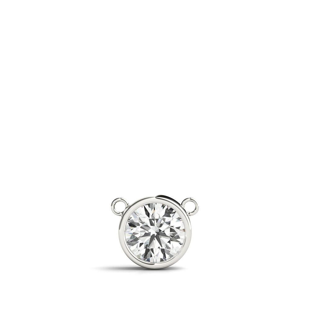 Solitaire Bezel Set Diamond Pendant