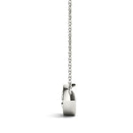 Solitaire Bezel Set Diamond Pendant