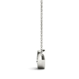 Solitaire Bezel Set Diamond Pendant
