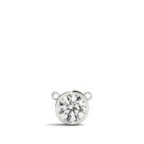 Solitaire Bezel Set Diamond Pendant