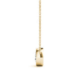Solitaire Bezel Set Diamond Pendant