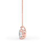 Four Prong Solitaire Diamond Pendant
