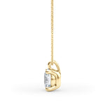 Four Prong Solitaire Diamond Pendant