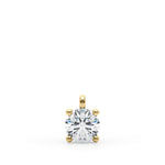 Four Prong Solitaire Diamond Pendant