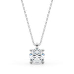 Four Prong Solitaire Diamond Pendant
