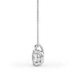 Four Prong Solitaire Diamond Pendant