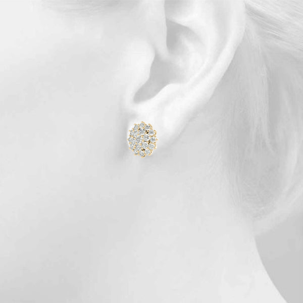 Cluster Earring Studs