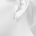 Tear Drop Hoop Earrings