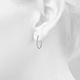 Tear Drop Hoop Earrings