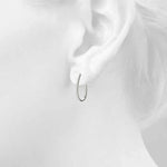 Tear Drop Hoop Earrings