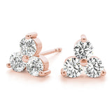 3-Stone Earrings