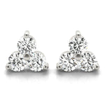 3-Stone Earrings
