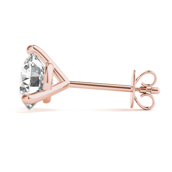 Prong Set Solitaire Earrings