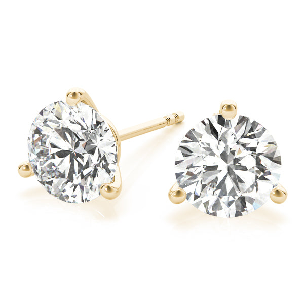 Prong Set Solitaire Earrings