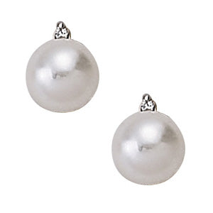 Natural Diamond Pearl Fashion Earrings