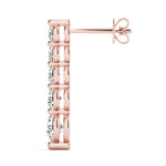 Lab Grown Journey Drop Earrings