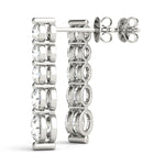 Lab Grown Journey Drop Earrings