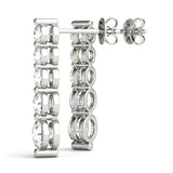 Lab Grown Journey Drop Earrings