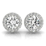 Round Halo Studs