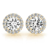 Round Halo Studs