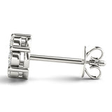 Lab Grown Diamond Cluster Studs