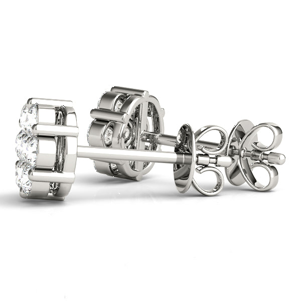 Diamond Cluster Studs