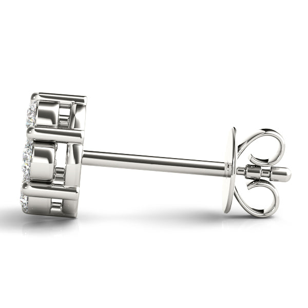 Diamond Cluster Studs