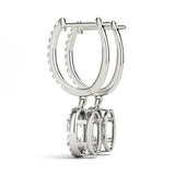 Lab Grown Earrings Halo