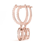 Lab Grown Earrings Halo