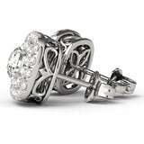 Cushion Shaped Double Halo, Round