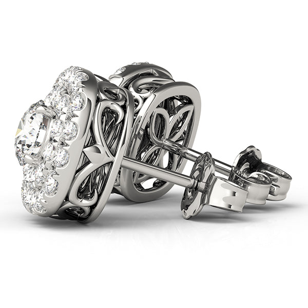 Cushion Shaped Double Halo, Round