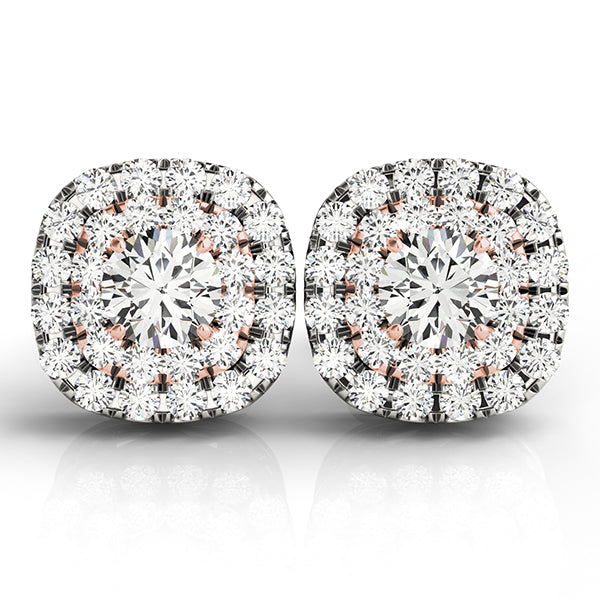 Cushion Shaped Double Halo, Round