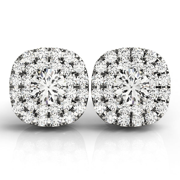 Cushion Shaped Double Halo, Round