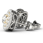 Cushion Shaped Double Halo, Round