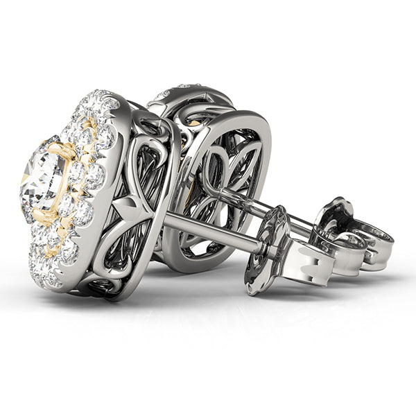 Cushion Shaped Double Halo, Round