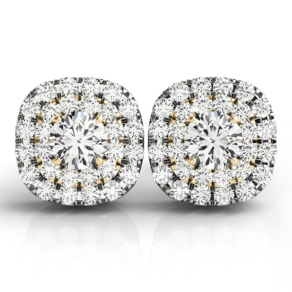 Cushion Shaped Double Halo, Round