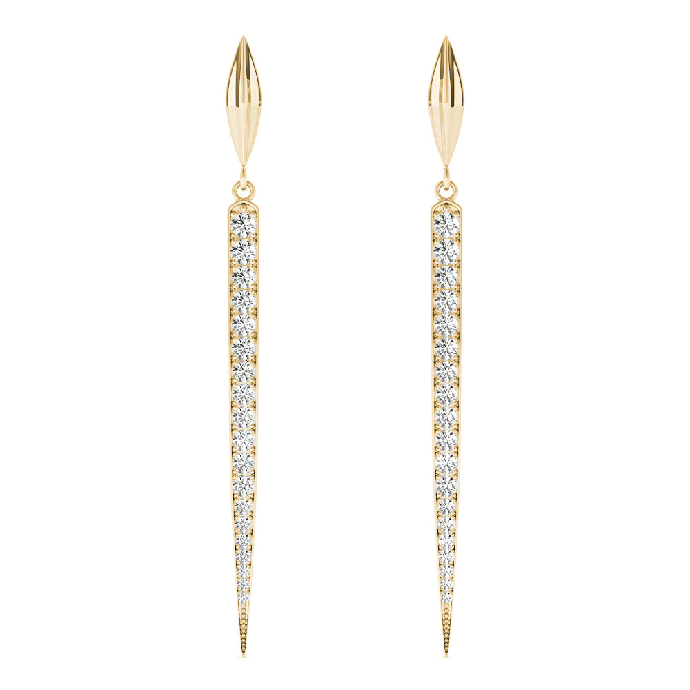 Natural Diamond DROP EARRINGS