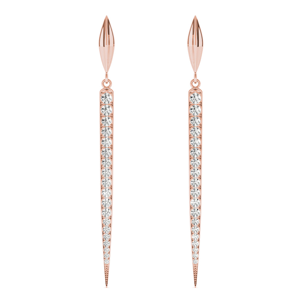 Natural Diamond DROP EARRINGS