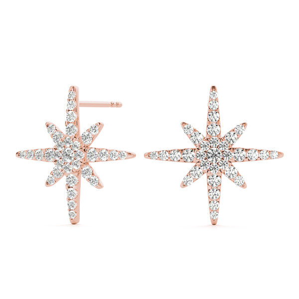 Star Shape Cluster Fashion Earrings