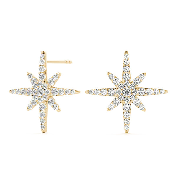Star Shape Cluster Fashion Earrings