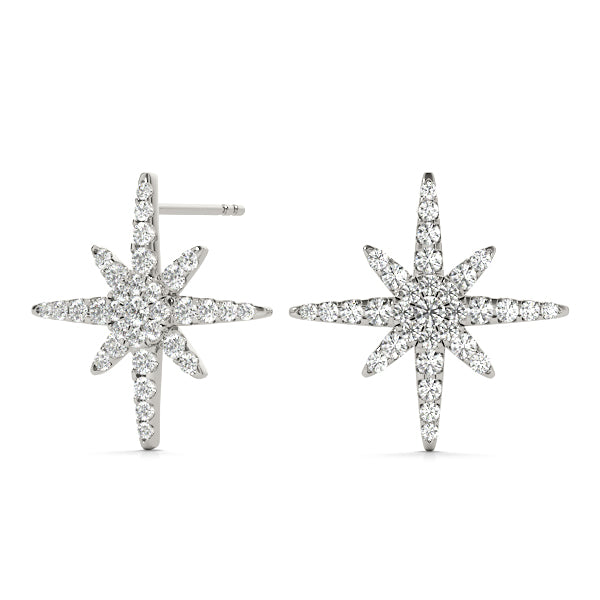 Star Shape Cluster Fashion Earrings