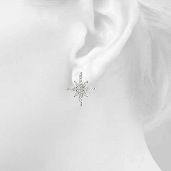 Star Shape Cluster Fashion Earrings