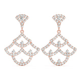 Natural Diamond Fashion Drop Earrings
