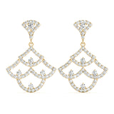 Natural Diamond Fashion Drop Earrings