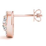 Fashion Half Moon Stud Earrings